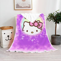 Hello Kitty Blanket Fleece Blanket Bedspreads FB10 - Lusy Store LLC