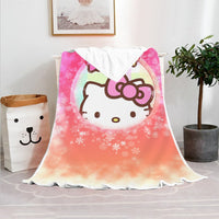 Hello Kitty Blanket Fleece Blanket Bedspreads FB10 - Lusy Store LLC