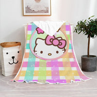 Hello Kitty Blanket Fleece Blanket Bedspreads FB10 - Lusy Store LLC