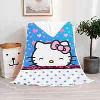 Hello Kitty Blanket Fleece Blanket Bedspreads FB11 - Lusy Store LLC