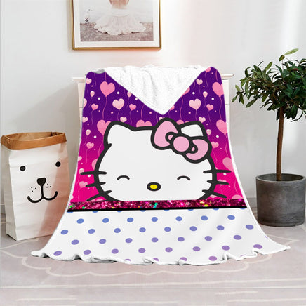 Hello Kitty Blanket Fleece Blanket Bedspreads FB11 - Lusy Store LLC