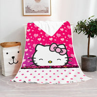 Hello Kitty Blanket Fleece Blanket Bedspreads FB11 - Lusy Store LLC