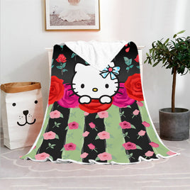 Hello Kitty Blanket Fleece Blanket Bedspreads FB12 - Lusy Store LLC