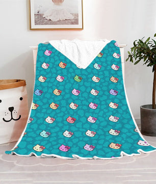 Hello Kitty Blanket Fleece Blanket Bedspreads FB13 - Lusy Store LLC