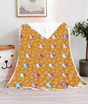 Hello Kitty Blanket Fleece Blanket Bedspreads FB13 - Lusy Store LLC