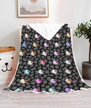 Hello Kitty Blanket Fleece Blanket Bedspreads FB13 - Lusy Store LLC