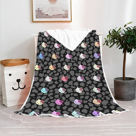 Hello Kitty Blanket Fleece Blanket Bedspreads FB13 - Lusy Store LLC