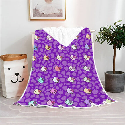 Hello Kitty Blanket Fleece Blanket Bedspreads FB13 - Lusy Store LLC