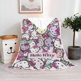 Hello Kitty Blanket Fleece Blanket Bedspreads FB14 - Lusy Store LLC