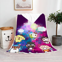 Hello Kitty Blanket Fleece Blanket Bedspreads Gothic Sofa Cover BL09 - Lusy Store LLC