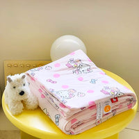 Hello Kitty Blankets Cooled Quilt Y2K Kawaii Anime Cute Air Conditioner Quilt Gifts For Girls HK53 - Lusy Store LLC