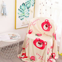 Hello Kitty Blankets Plush Flannel Kawaii Sanrio Room Decor Gift For Girl HK45 - Lusy Store LLC