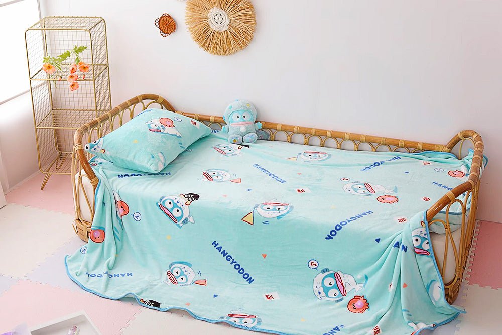 Hello Kitty Blankets Plush Flannel Kawaii Sanrio Room Decor Gift For Girl HK45 - Lusy Store LLC