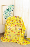 Hello Kitty Blankets Plush Flannel Kawaii Sanrio Room Decor Gift For Girl HK45 - Lusy Store LLC