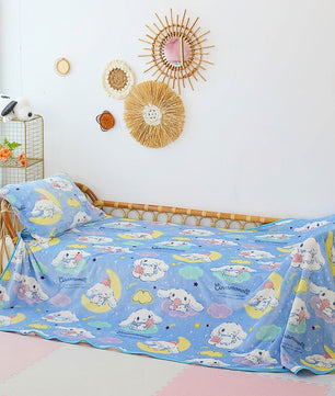 Hello Kitty Blankets Plush Flannel Kawaii Sanrio Room Decor Gift For Girl HK45 - Lusy Store LLC