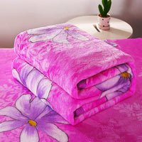 Hello Kitty Blankets Sanrios Y2K Flannel Blanket Anime Covered Super Soft Winter Blanket HK51 Light Pink 3