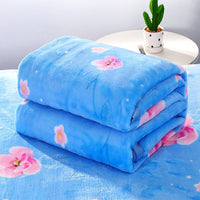 Hello Kitty Blankets Sanrios Y2K Flannel Blanket Anime Covered Super Soft Winter Blanket HK51 Blue 1
