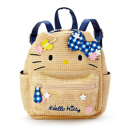 Hello Kitty Bookbag Woven Wind Childrens Backpack Small Fresh Messenger Bag B384 1