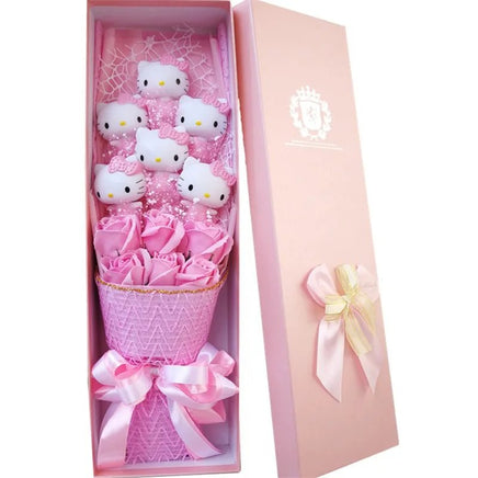 Hello Kitty Bouquet Cartoon Cat Plush Doll Toy Stuffed Animals Creative Gifts - Lusy Store LLC