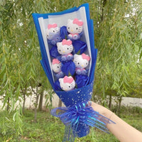 Hello Kitty Bouquet Cartoon Cat Plush Doll Toy Stuffed Animals Creative Gifts - Lusy Store LLC