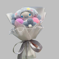 Hello Kitty Bouquet Kawaii Cat Plush Dolls Rose Soap Flowers Graduation Gifts - Lusy Store LLC