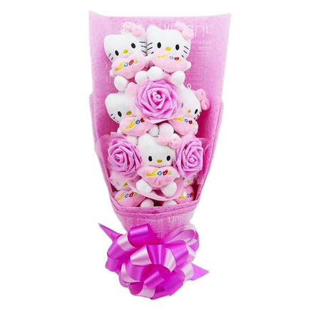 Hello Kitty Bouquet Plush Doll Toy Stuffed Animals Creative Birthday Mothers Day Gifts HK80 - Lusy Store LLC