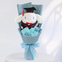 Hello Kitty Bouquet Sanrio Kawaii Plush Toy Soft Stuffed Graduation Birthday Gifts - Lusy Store LLC