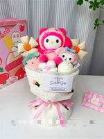 Hello Kitty Bouquet Sanrio Plush Stuffed Cute Soap Flower Gift Box HK79 - Lusy Store LLC