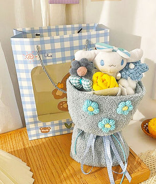 Hello Kitty Bouquet Sanrio Plush Stuffed Cute Soap Flower Gift Box HK79 - Lusy Store LLC