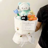 Hello Kitty Bouquet Sanrio Plush Stuffed Cute Soap Flower Gift Box HK79 - Lusy Store LLC