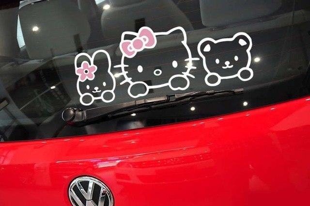 Hello Kitty Car Stickers Lovely Cat Decal - Lusy Store