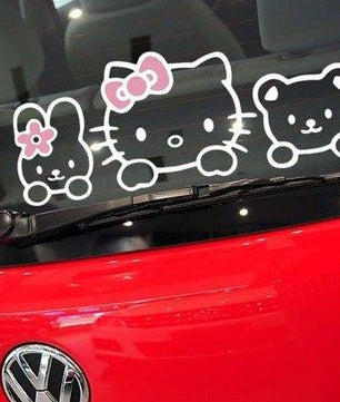 Hello Kitty Car Stickers Lovely Cat Decal - Lusy Store