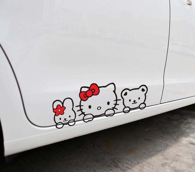 Hello Kitty Car Stickers Lovely Cat Decal - Lusy Store