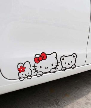 Hello Kitty Car Stickers Lovely Cat Decal - Lusy Store