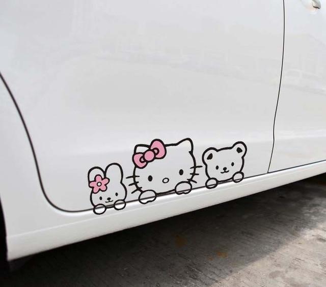 Hello Kitty Car Stickers Lovely Cat Decal - Lusy Store