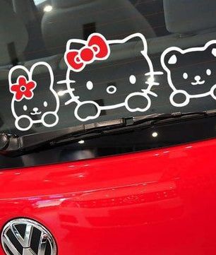 Hello Kitty Car Stickers Lovely Cat Decal - Lusy Store