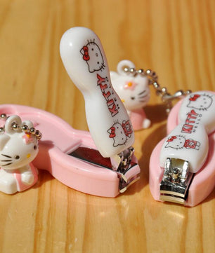Hello Kitty Cartoon Nail Clipper Cutter Professional Manicure Trimmer Nail Tools - Lusy Store