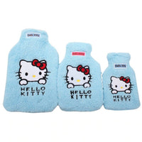 Hello kitty cartoon pink rubber hot water bottle water bag liner plush toys kids hand warmer
