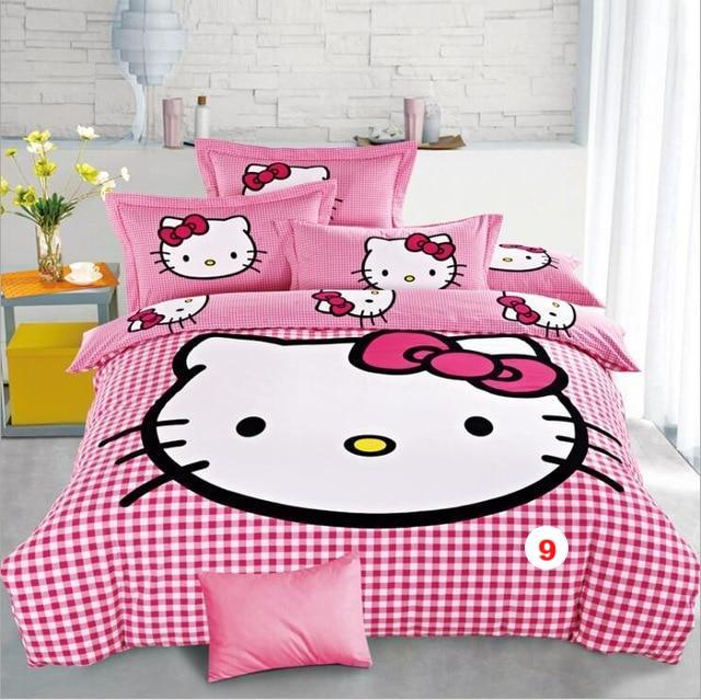 Dicteren distillatie Ananiver Hello Kitty Bedding Sets Duvet Cover Sets SoftBed Linen| Lusy Store LLC