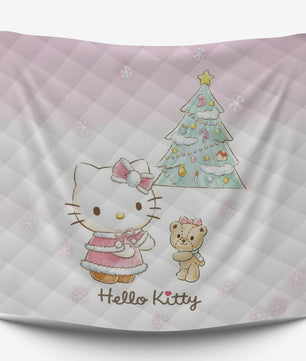 Hello Kitty Christmas Delights - Hello Kitty Bed Set for a Cozy Slumber - Lusy Store LLC