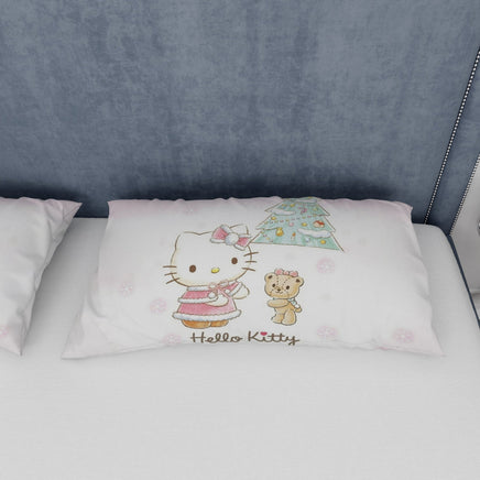 Hello Kitty Christmas Delights - Hello Kitty Bed Set for a Cozy Slumber - Lusy Store LLC