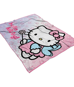Hello Kitty Cute Fleece Blanket Lightweight Supremely Soft - Lusy Store