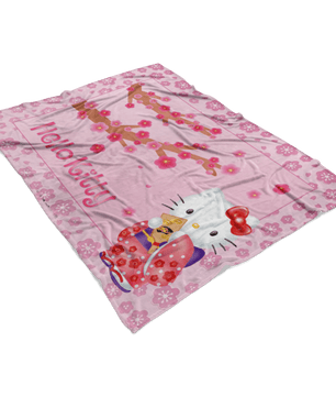 Hello Kitty Cute Fleece Blanket Lightweight Supremely Soft Blanket Set Baby Throw Blankets for Baby - Lusy Store