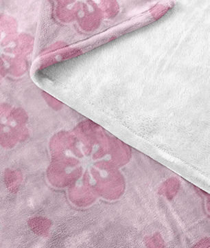 Hello Kitty Cute Fleece Blanket Lightweight Supremely Soft Pink Color - Lusy Store