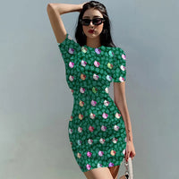 Hello Kitty Dress Slim Bodycon Dress - DS13 - Lusy Store LLC