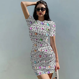 Hello Kitty Dress Slim Bodycon Dress - DS13 - Lusy Store LLC