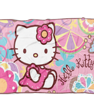 Hello Kitty Fleece Blanket Lightweight Supremely Soft Colorful Gift for Kid Casual - Lusy Store