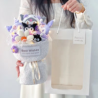 Hello Kitty Flower Bundle Kuromi Cinnamoroll My Melody Plush Doll Gifts Doll - Lusy Store LLC