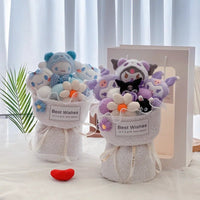 Hello Kitty Flower Bundle Kuromi Cinnamoroll My Melody Plush Doll Gifts Doll - Lusy Store LLC