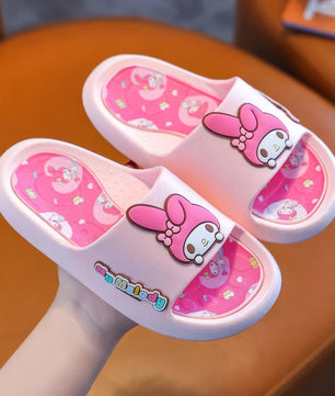 Hello Kitty girls shoes - Children slippers anime - Soft slippers indoor bathroom - Lusy Store LLC